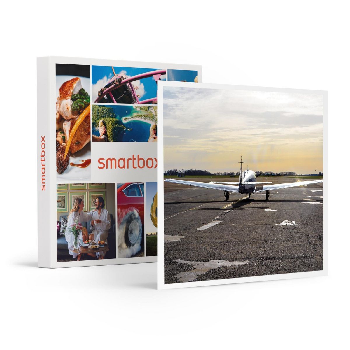 Smartbox Balade aérienne privée d'1h aux alentours du Mans pour 3 - Coffret Cadeau Sport & Aventure