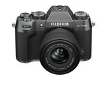 FUJIFILM Kit Appareil photo hybride Fujifilm X T50 Argent anthracite + XC15 45mm