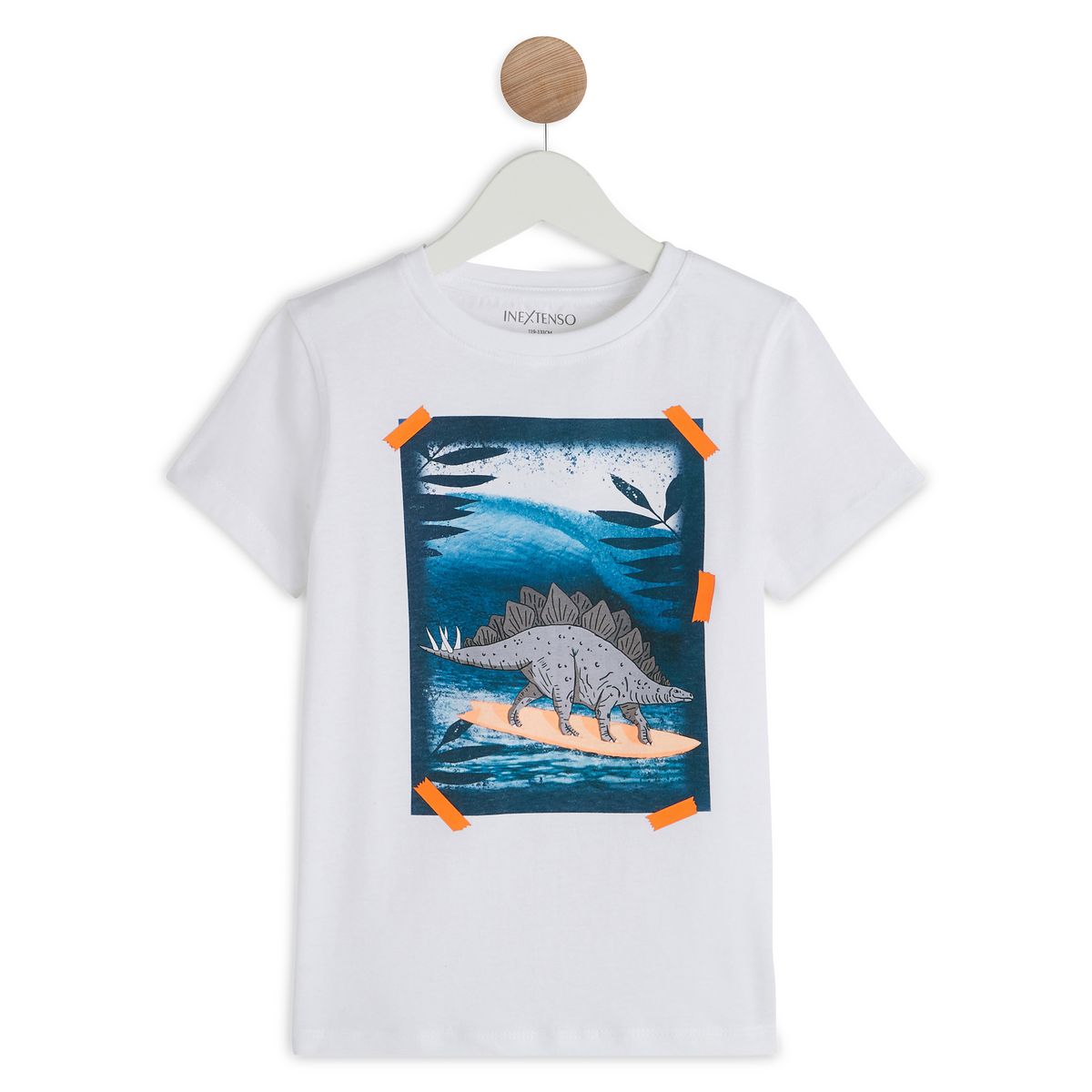 INEXTENSO T-shirt manches courtes dinosaure garçon