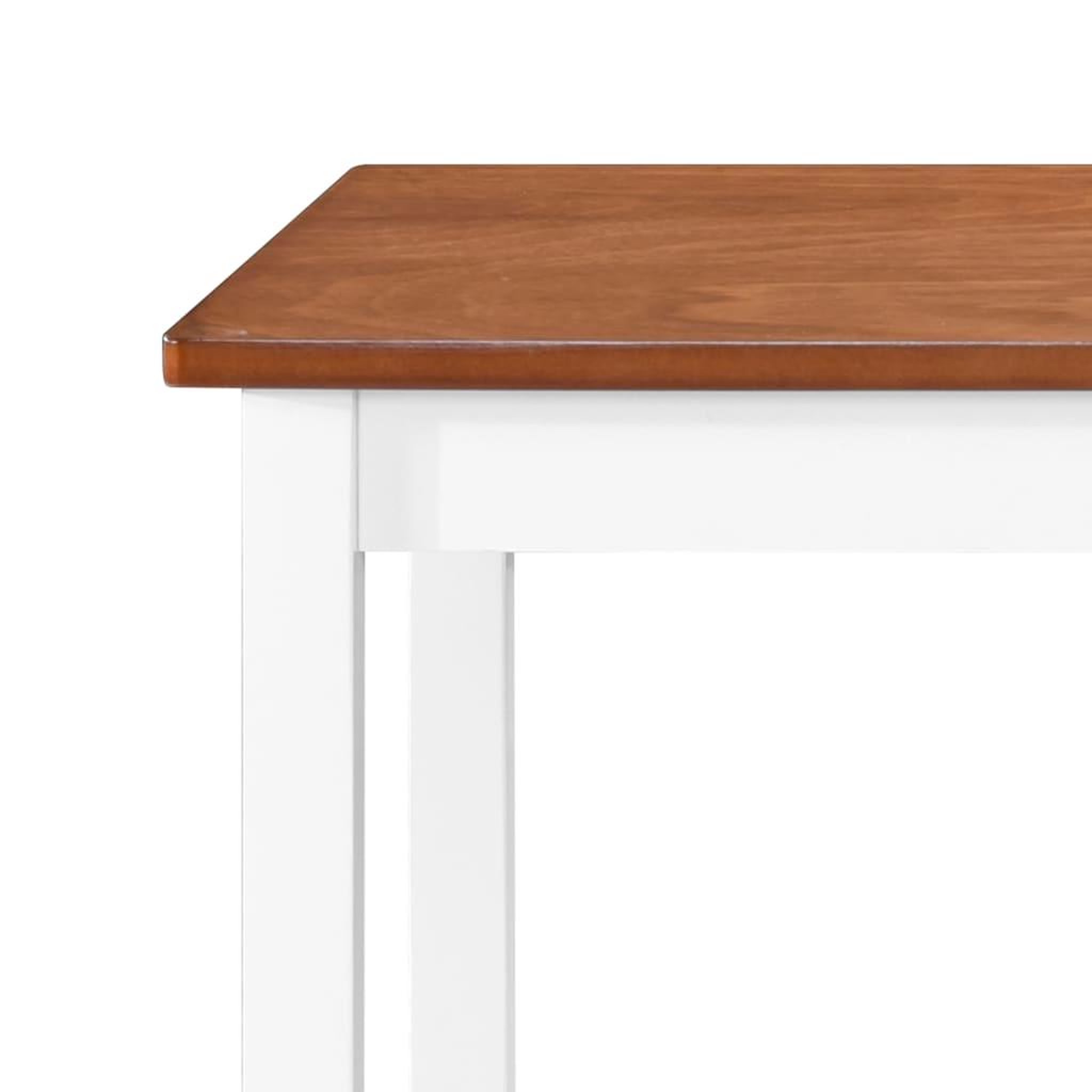 Voir la diapositive 3 : VIDAXL Table de bar bois massif 108x60x91 cm