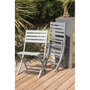Voir la diapositive 3 : Paris Prix Ensemble Table de Jardin Pliante & 2 Chaises  Marius  70cm Gris
