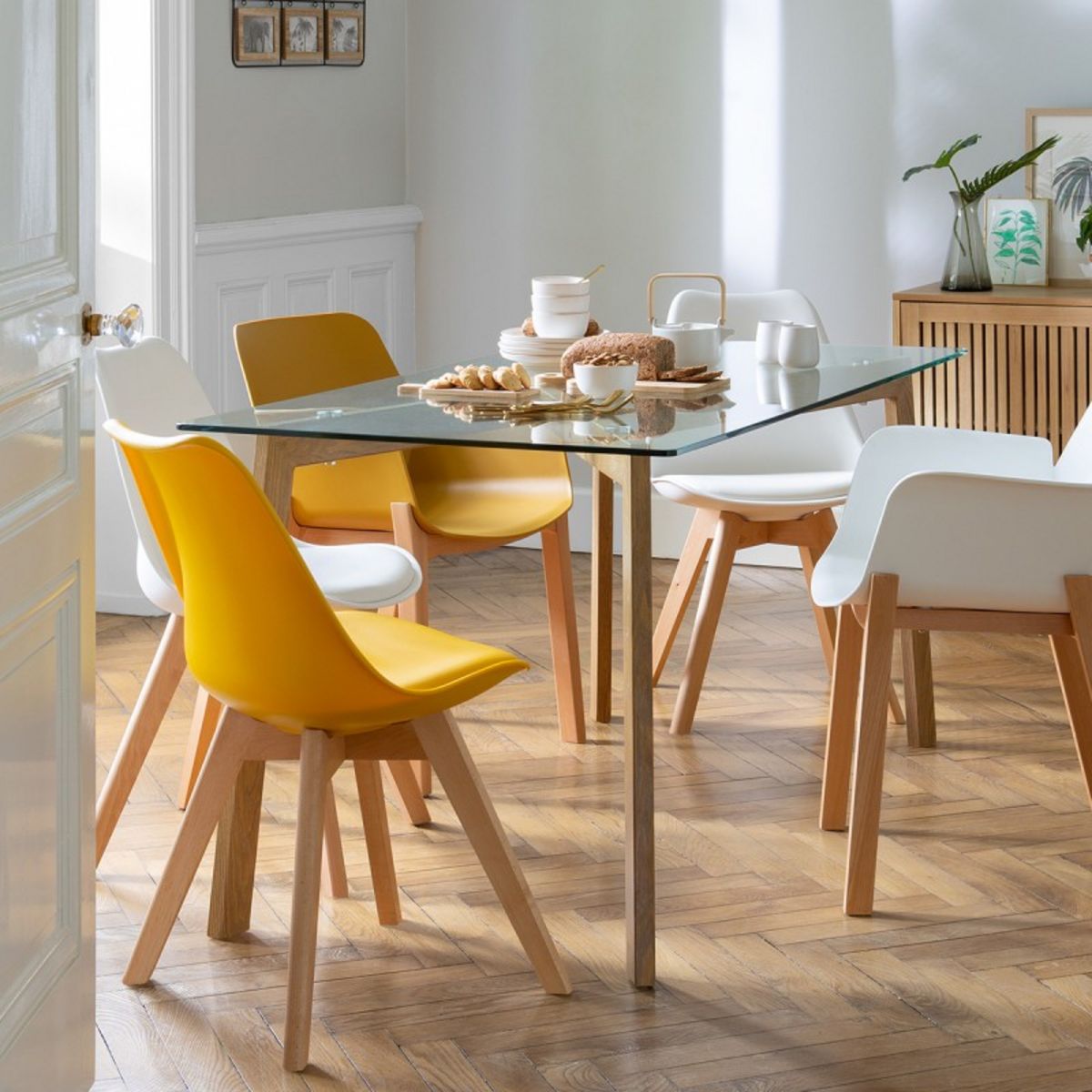 ATMOSPHERA Lot de 4 chaises OPRA