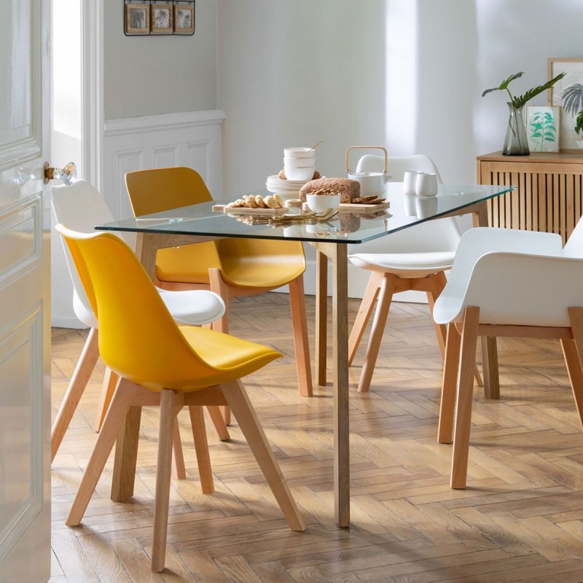 ATMOSPHERA Lot de 4 chaises OPRA