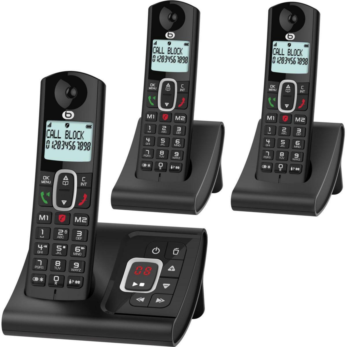 ESSENTIEL B Téléphone sans fil Tribu trio-R V3