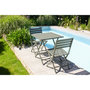 Voir la diapositive 4 : DCB GARDEN Chaise de jardin pliante - Aluminium - Vert kaki - MARIUS