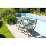 Voir la diapositive 4 : DCB GARDEN Chaise de jardin pliante - Aluminium - Vert kaki - MARIUS
