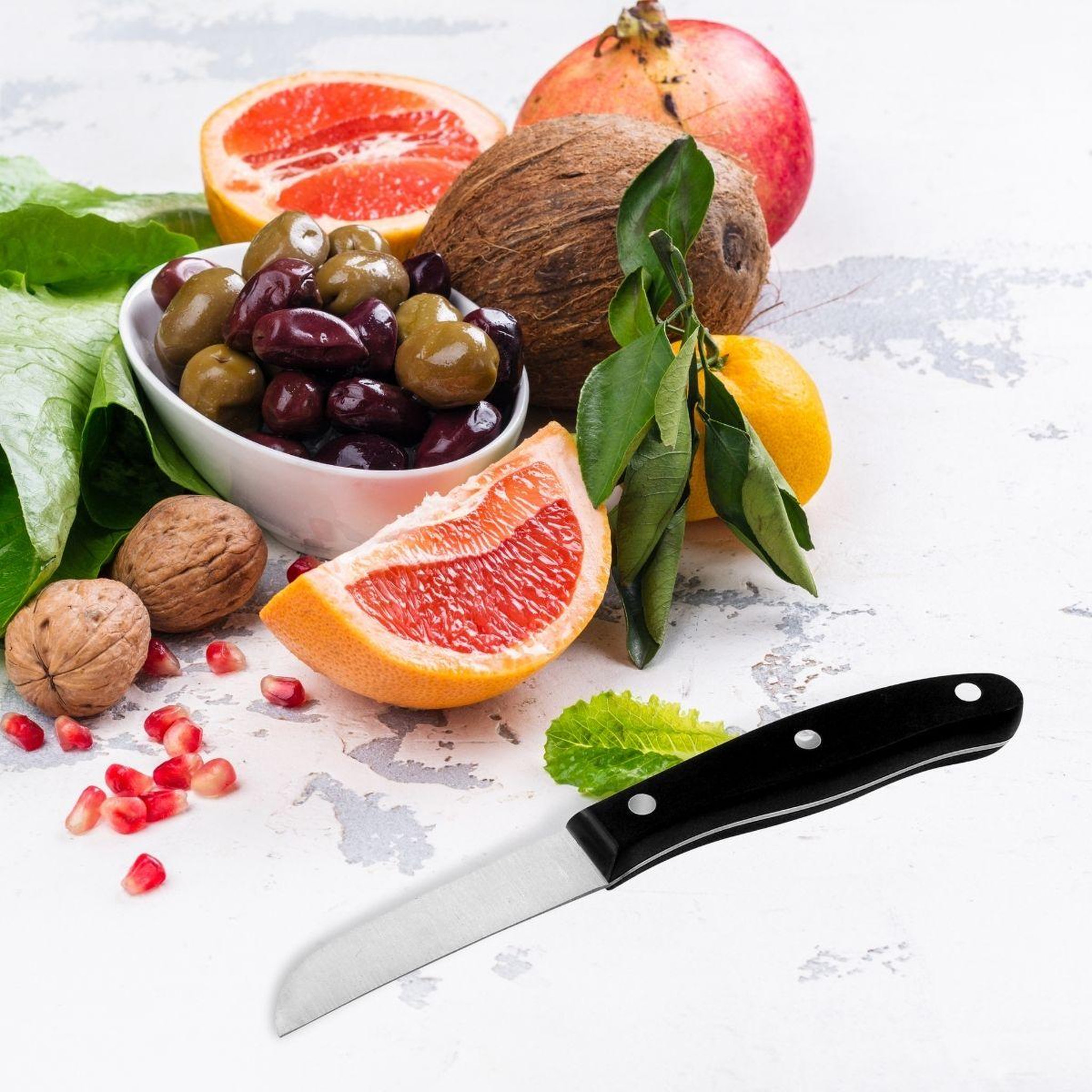 Voir la diapositive 2 : NIROSTA Set de 2 couteaux de cuisine 20 cm en inox nirosta fit