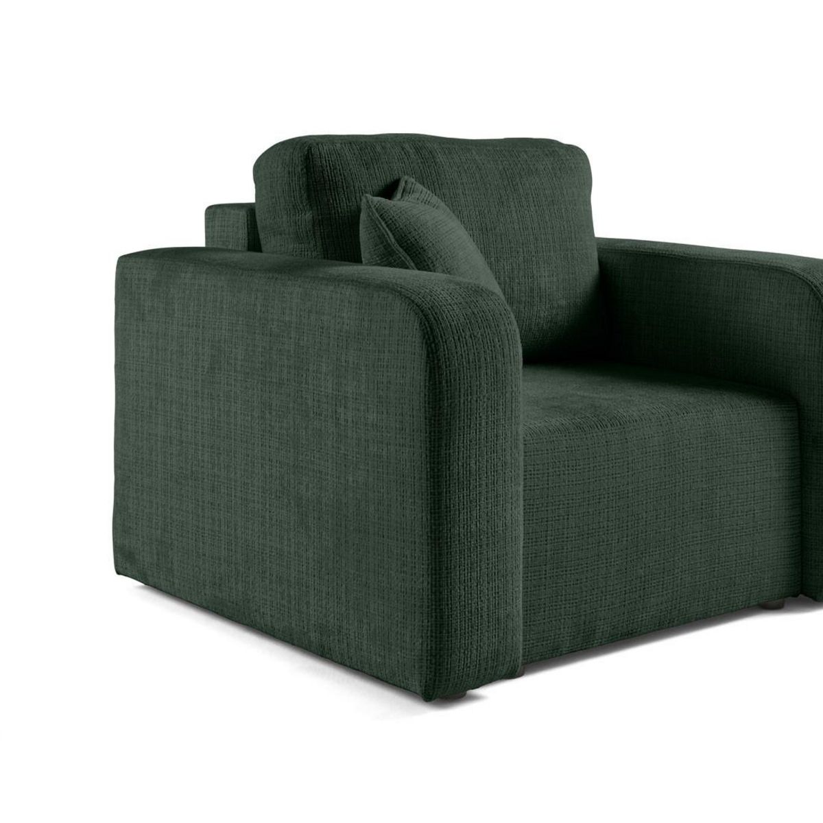 BEST MOBILIER Miro - fauteuil en velours texturé