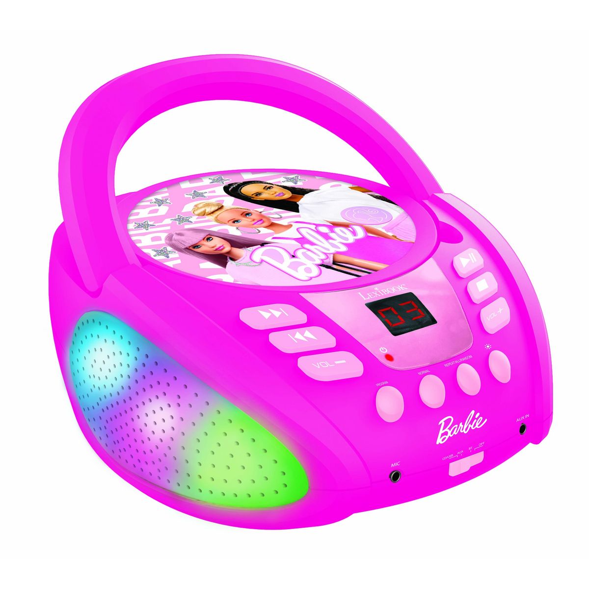 Lexibook Lecteur CD Bluetooth Barbie