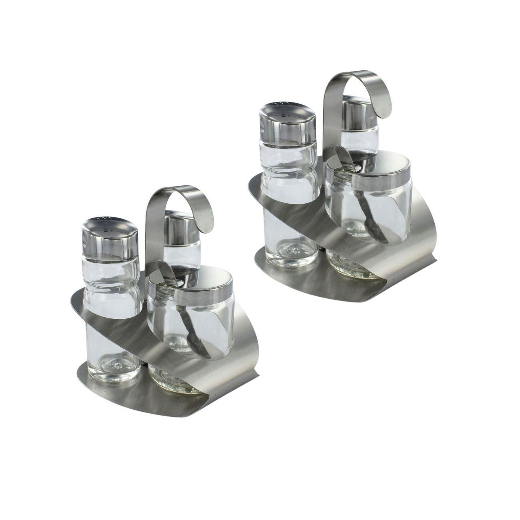 Fackelmann Set de 6 ustensiles de cuisine ensemble de sel et poivre fackelmann basic
