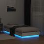 Voir la diapositive 5 : VIDAXL Cadre de lit sans matelas avec lumieres LED blanc 75x190 cm