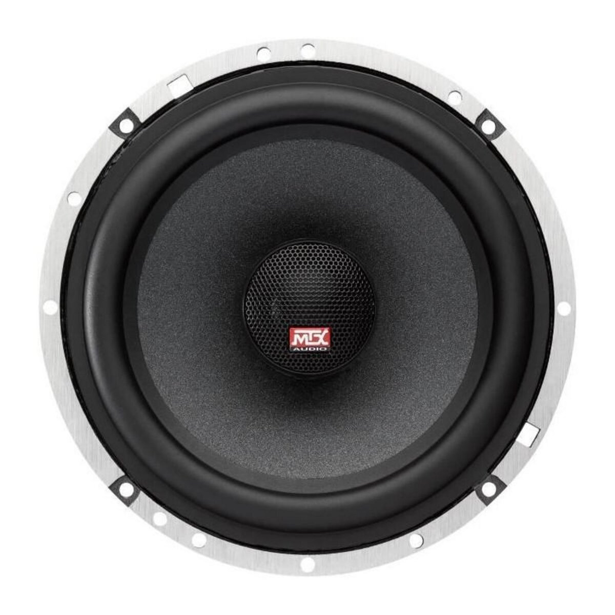 MTX AUDIO MTX TX665C Haut-parleurs voiture Coaxiaux 16,5cm 2 voies 90W RMS 4O Chassis alu Tweeters neodyme dome soie Membrane pulpe celulo