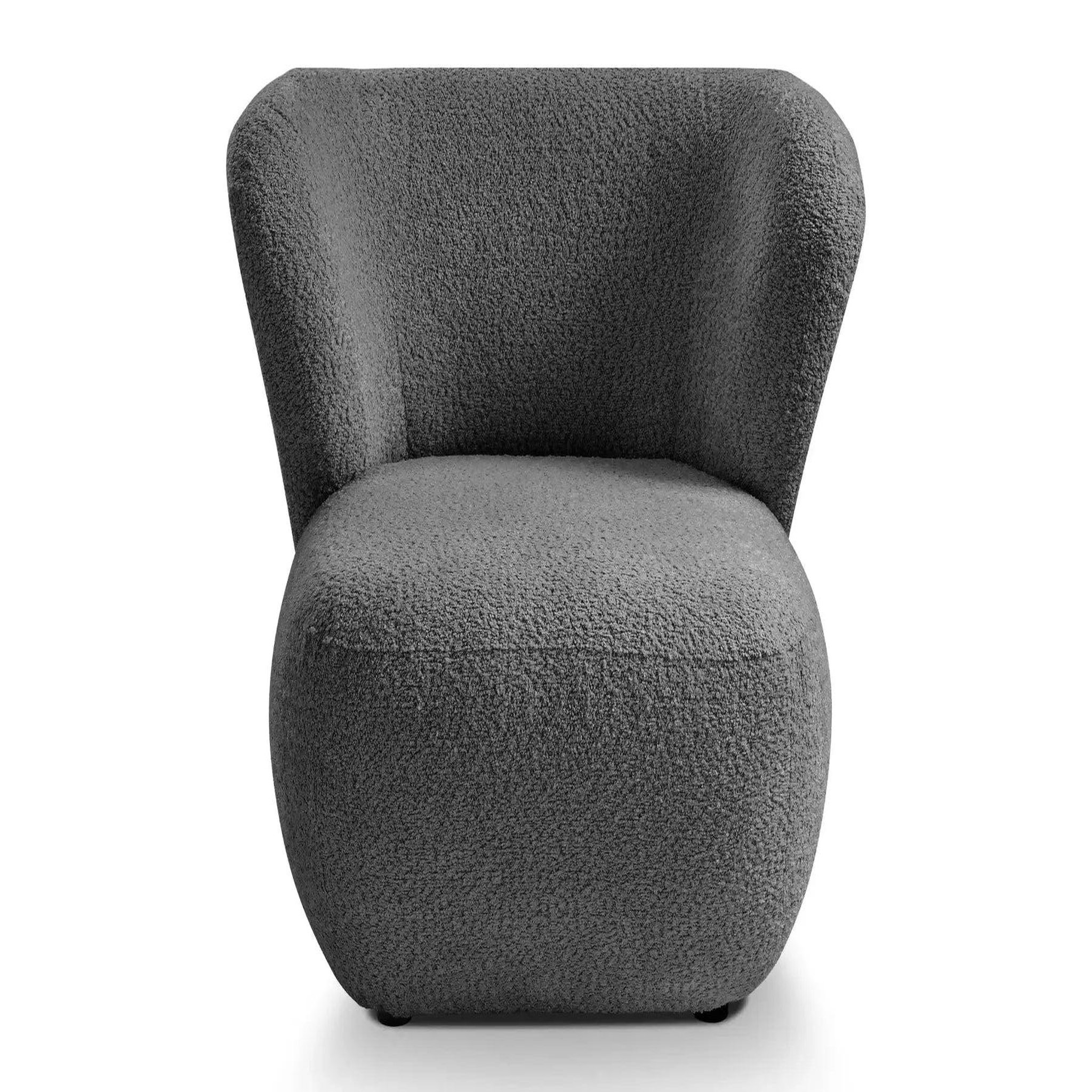 Voir la diapositive 1 : CASANOVA PARIS Capri - fauteuil tissu bouclette