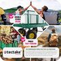 Voir la diapositive 5 : tectake Chariot de jardin et de transport avec des parois latérales rabattables vert