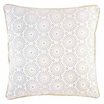 Paris Prix Coussin Déco Déhoussable  Astre  45x45cm Blanc