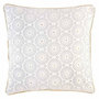 Voir la diapositive 1 : Paris Prix Coussin Déco Déhoussable  Astre  45x45cm Blanc