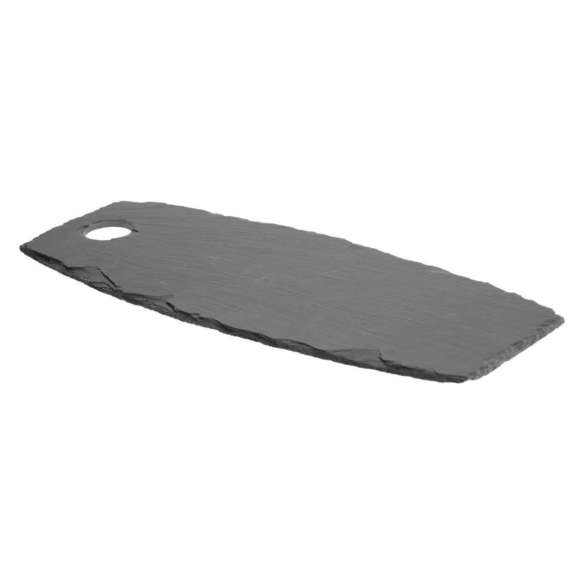 SECRET DE GOURMET Lot de 6 assiettes de présentation  ardoise  44cm noir