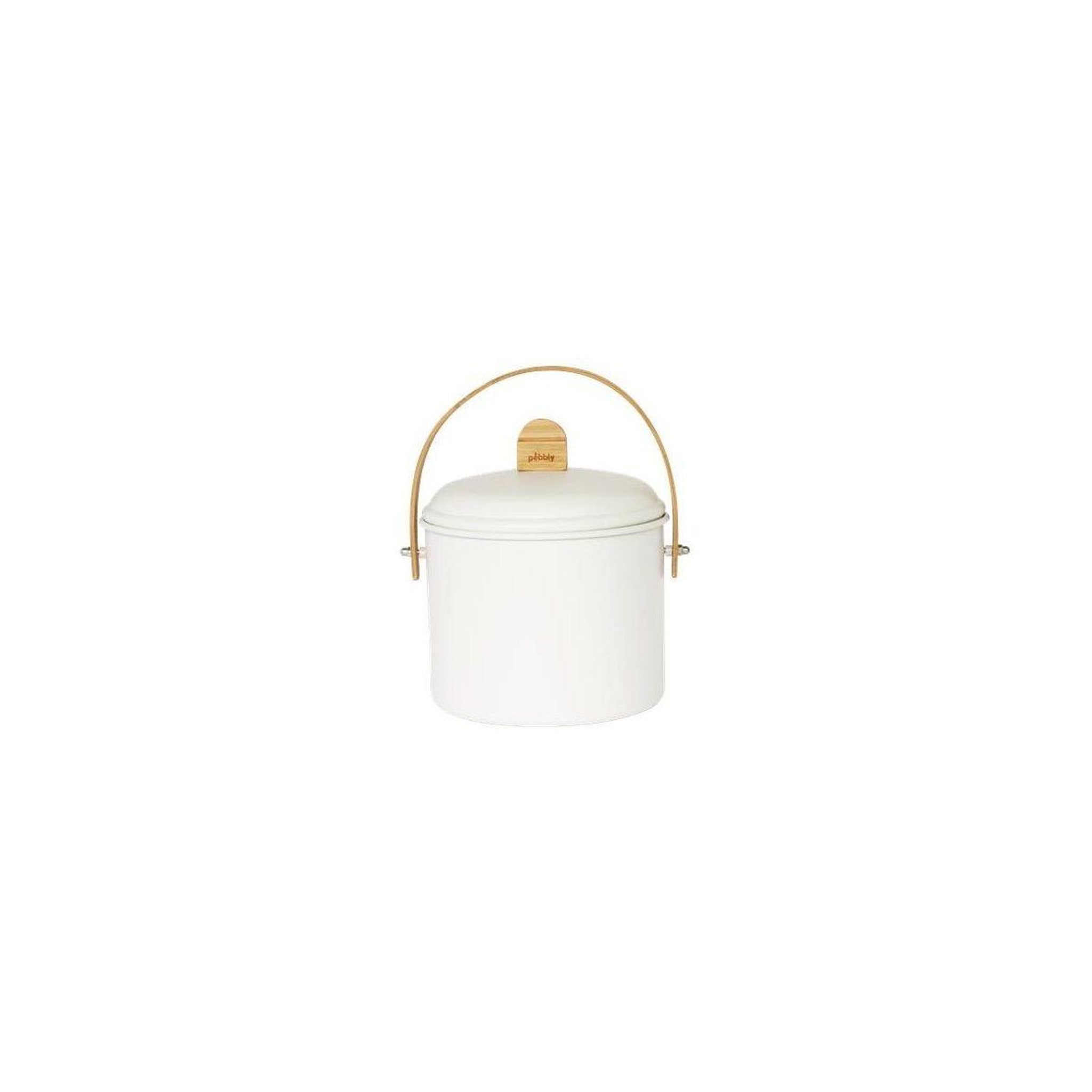 PEBBLY Seau à compost 3.5 l beige - nba202