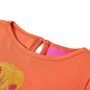 VIDAXL T-shirt enfants a manches longues orange brule 116