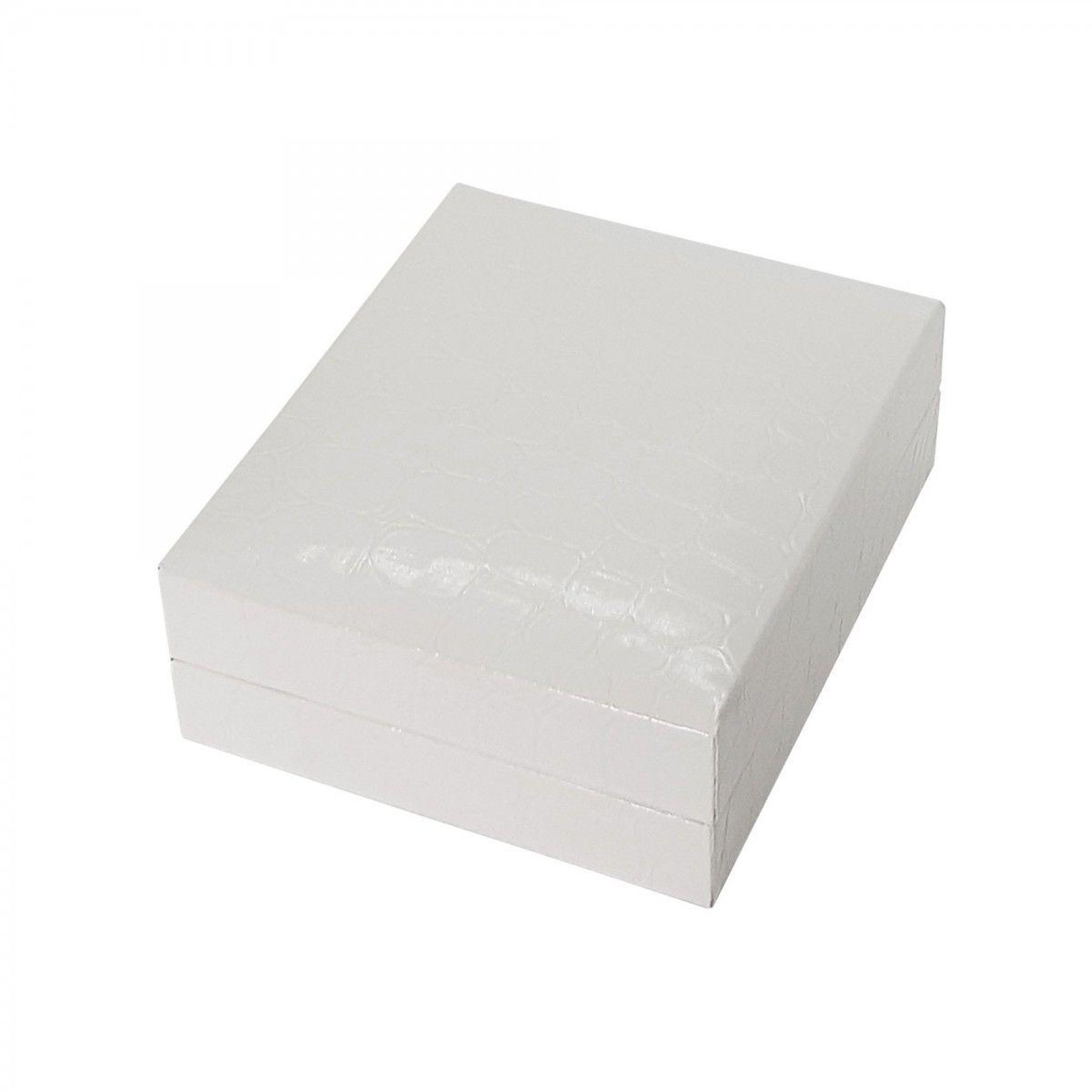 Voir la diapositive 2 : SC CRYSTAL Ecrin Luxe blanc pour bijoux et parure sans logo