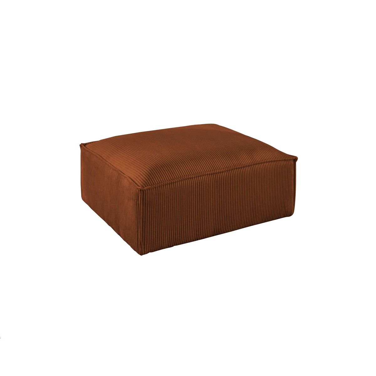 LISA DESIGN Stella - pouf en velours côtelé - style contemporain
