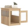 Voir la diapositive 5 : VIDAXL Meuble de cage pour chiens chene sonoma 55x75x65 cm