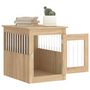 Voir la diapositive 5 : VIDAXL Meuble de cage pour chiens chene sonoma 55x75x65 cm
