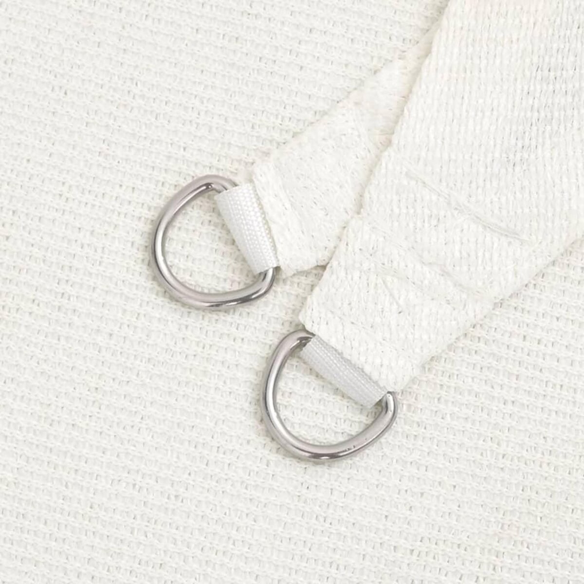 VIDAXL Voile d'ombrage 160 g/m^2 Blanc 3x3 m PEHD