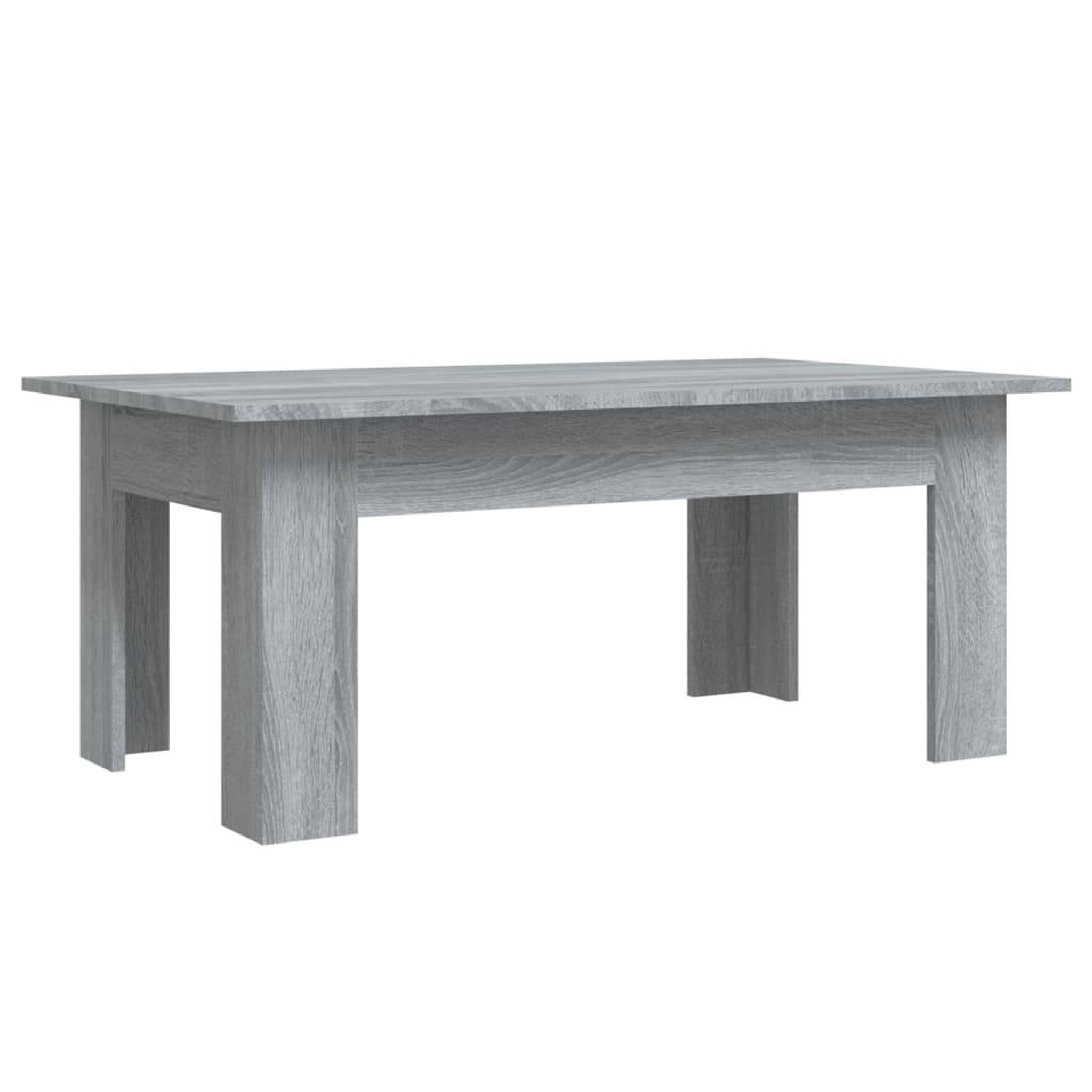 Voir la diapositive 2 : VIDAXL Table basse Sonoma gris 100x60x42 cm Bois d'ingenierie