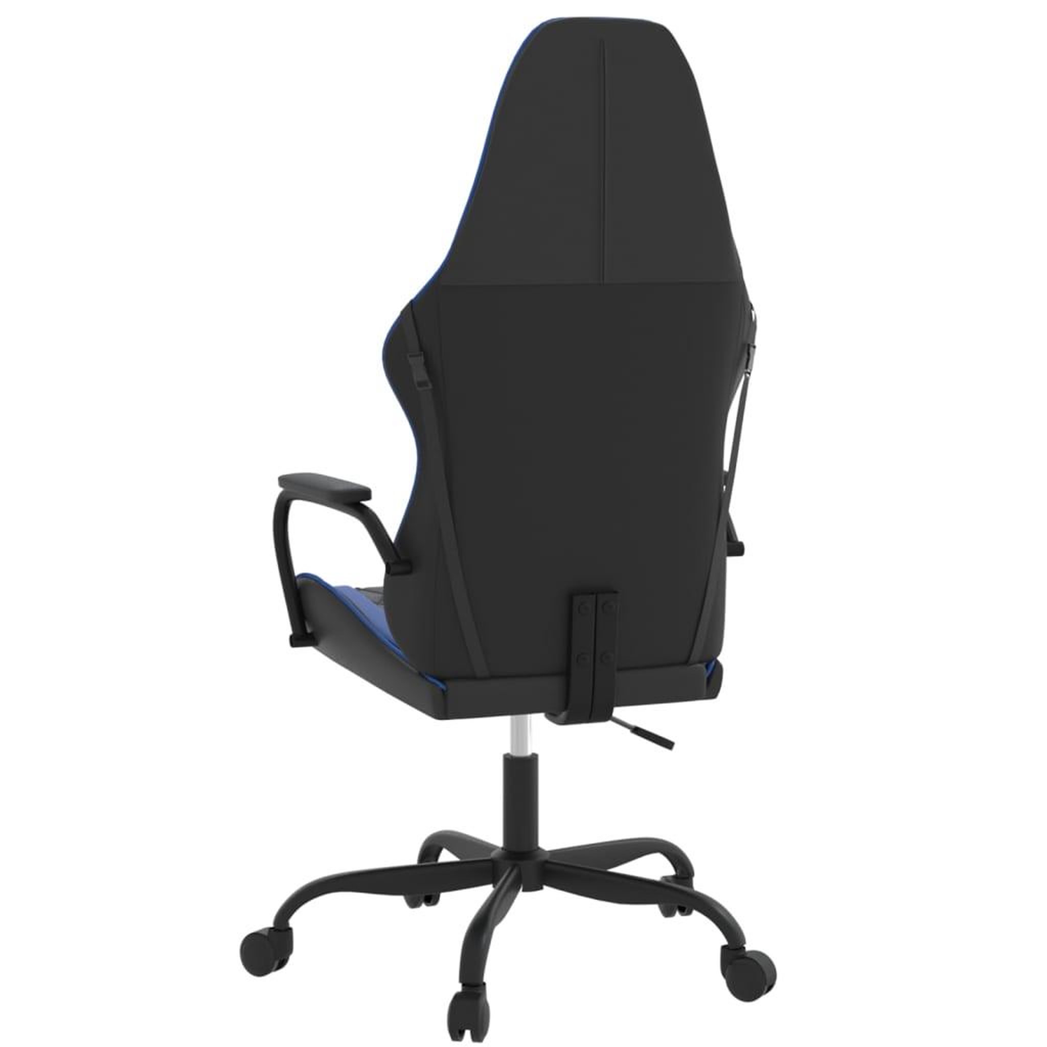 Voir la diapositive 5 : VIDAXL Chaise de jeu Noir et bleu Similicuir