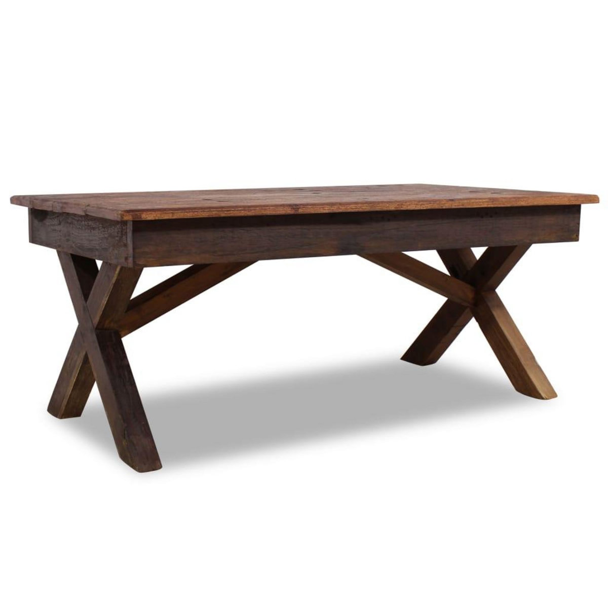 VIDAXL Table basse bois de recuperation melange 110x60x45 cm