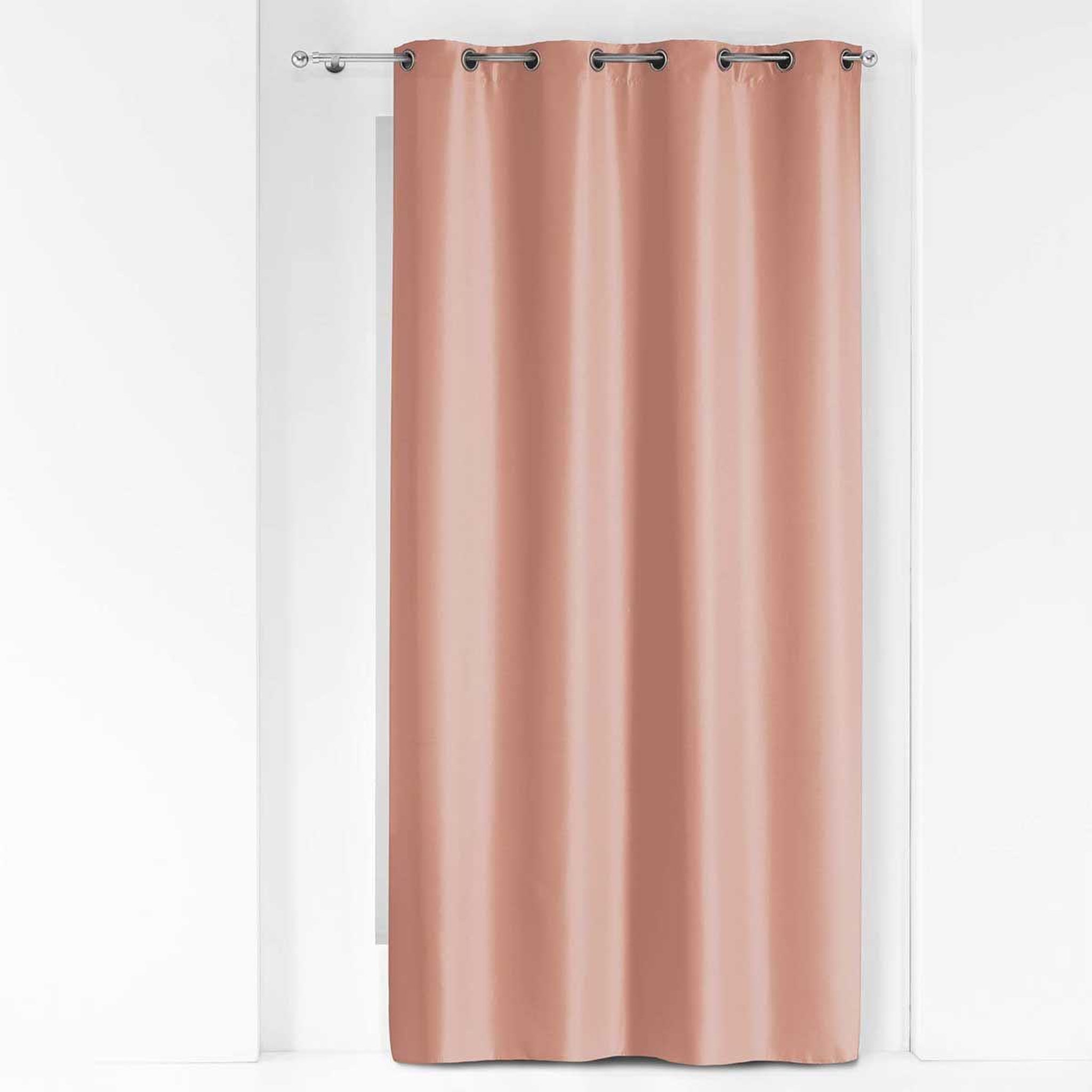 Douceur d'Intérieur Rideau à œillets  essentiel  140x280cm rose poudré