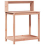 Voir la diapositive 2 : VIDAXL Table de rempotage avec etageres bois massif de douglas