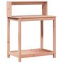 Voir la diapositive 2 : VIDAXL Table de rempotage avec etageres bois massif de douglas
