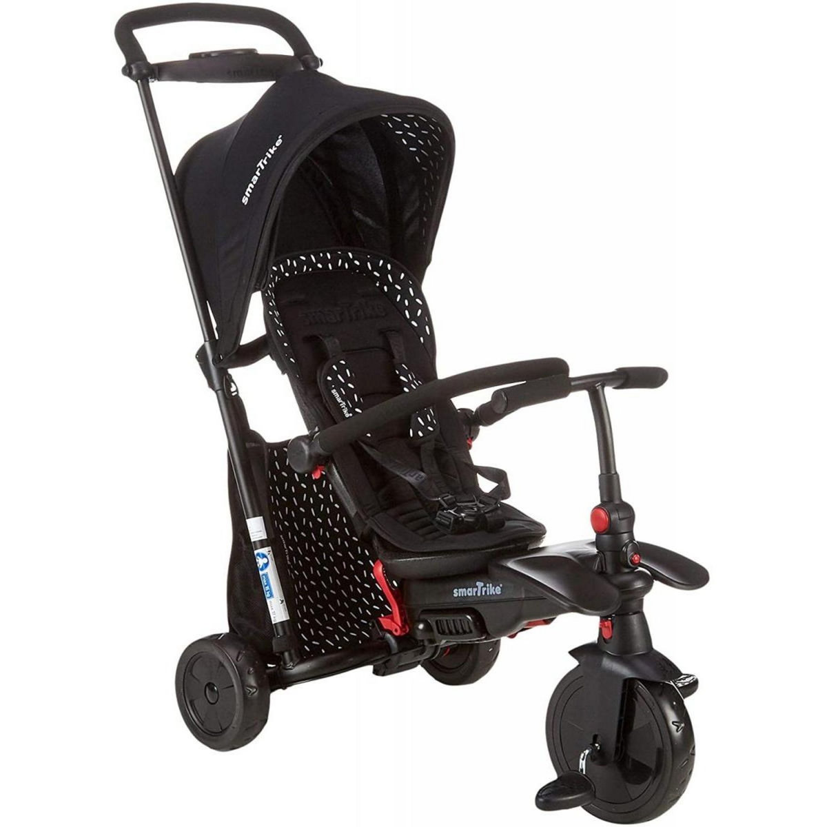 SMARTRIKE Trike Evolutif Pliable SmarTfold 600S Noir