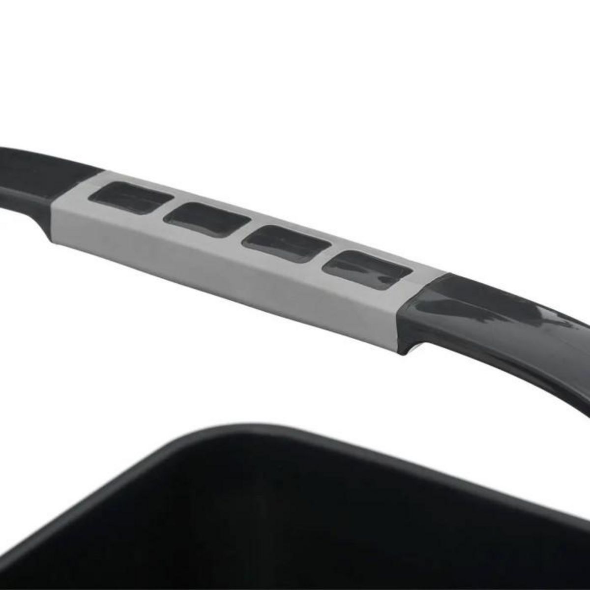 Paris Prix Seau avec Anse  Plastique  12L Gris