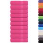 Voir la diapositive 2 : VIDAXL Essuie mains 10 pcs rose 50x100 cm 360 g m² 100% coton