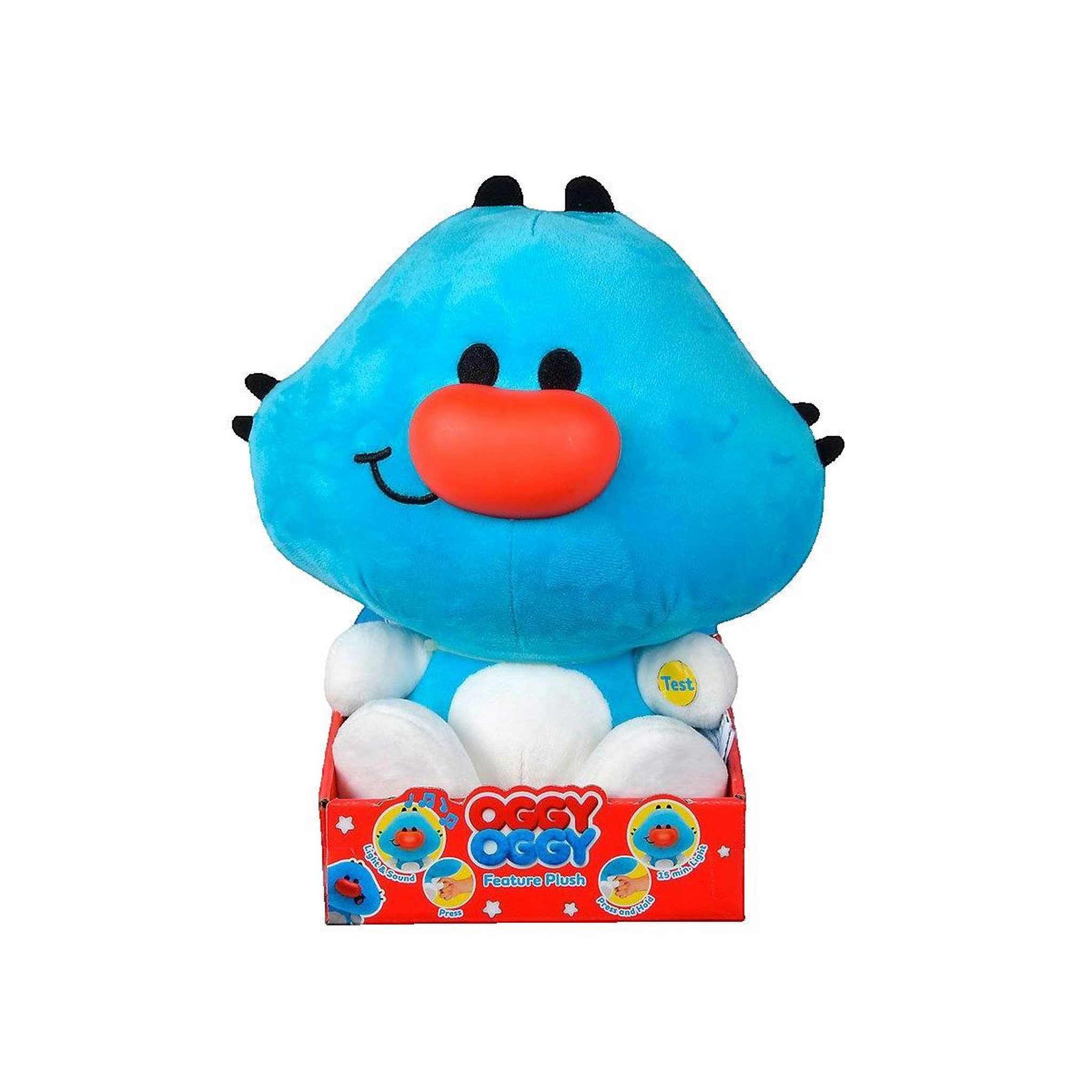 Voir la diapositive 3 : SILVERTORN Peluche interactive Silvertorn Oggy Oggy bleue 30 cm