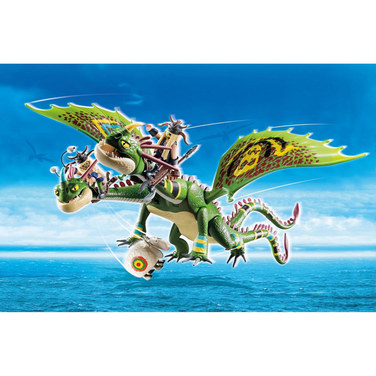 PLAYMOBIL 70730 Dragon Racing - Course de dragons : Kognedur Kranedur Pète et Prout