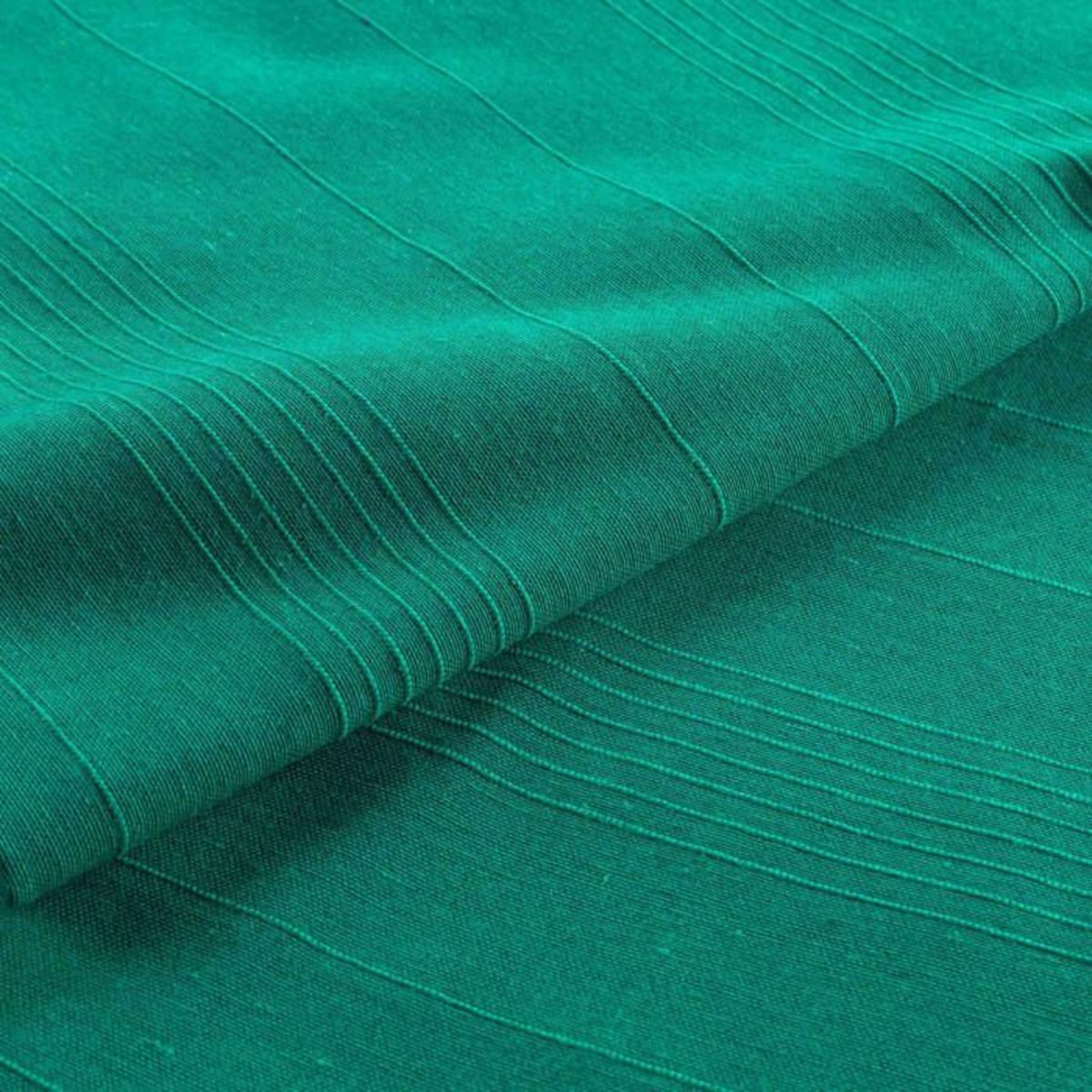 Paris Prix Plaid Uni en Coton  Lucile  220x240cm Emeraude