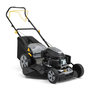 Voir la diapositive 1 : Alpina Tondeuse à gazon thermique 166cm³ - largeur coupe 51 cm - autotractée avec indicateur bac plein - noire