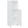 Voir la diapositive 5 : VIDAXL Armoire de salle de bain Blanc 30x30x95 cm Bois d'ingenierie