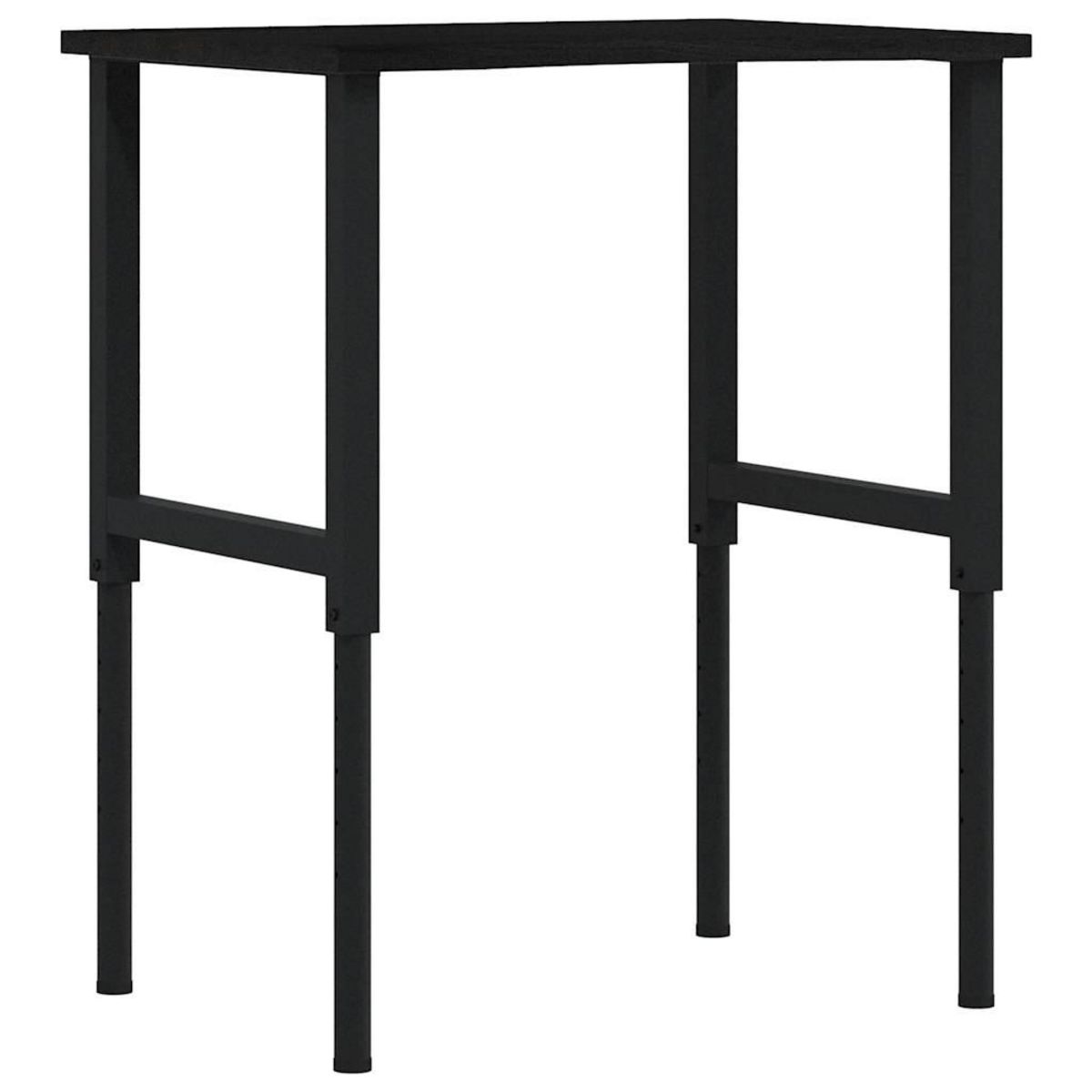 VIDAXL Etabli marron fonce 80x60x(71,5-98) cm bois de chene massif