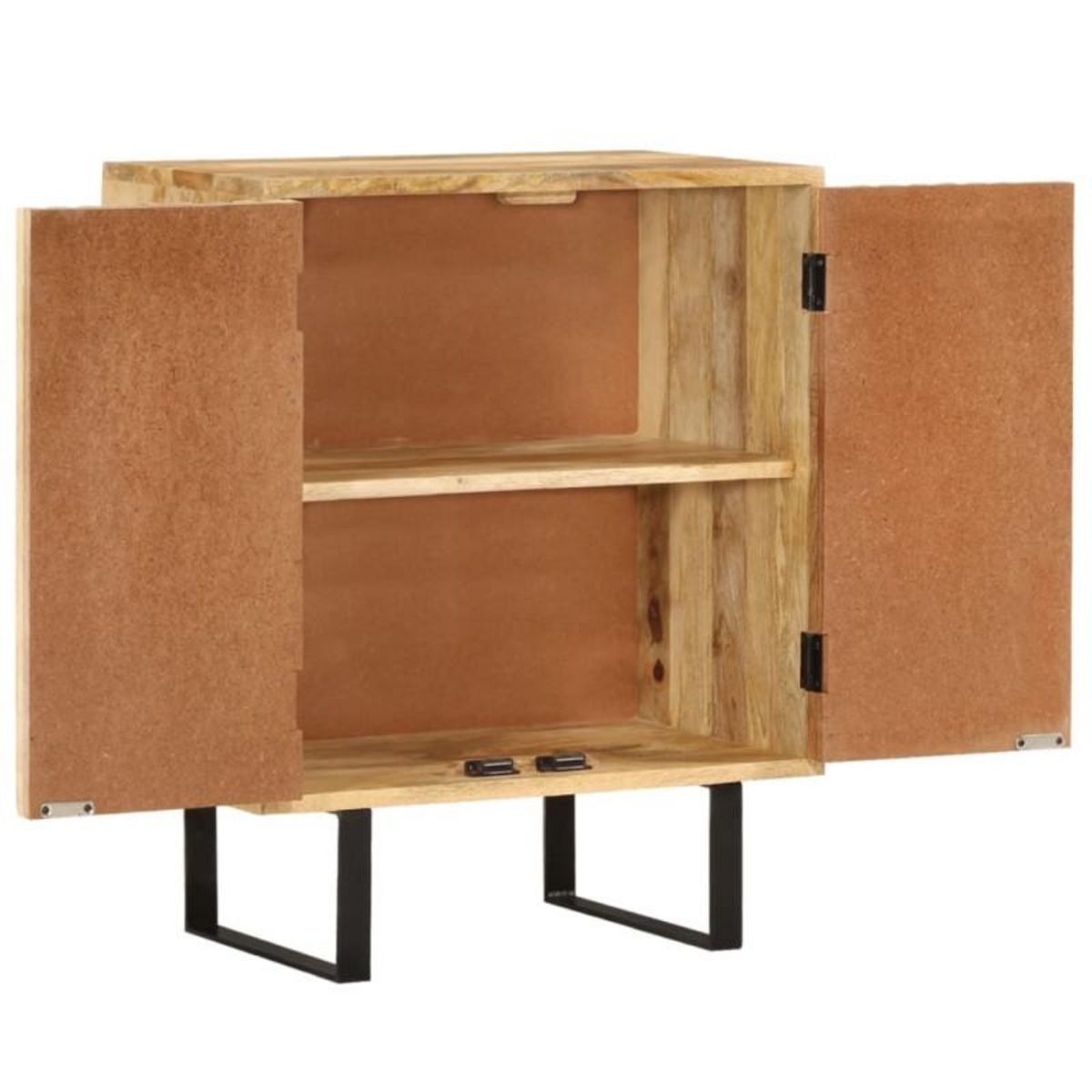 VIDAXL Buffet avec 2 portes 55x35x70 cm bois massif de manguier