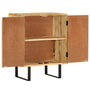 Voir la diapositive 3 : VIDAXL Buffet avec 2 portes 55x35x70 cm bois massif de manguier
