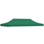 VIDAXL Toit de tente de reception 6x3 m Vert 270 g/m^2