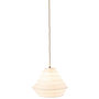 Voir la diapositive 3 : Paris Prix Lampe Suspension en Raphia  Nid  35cm Blanc
