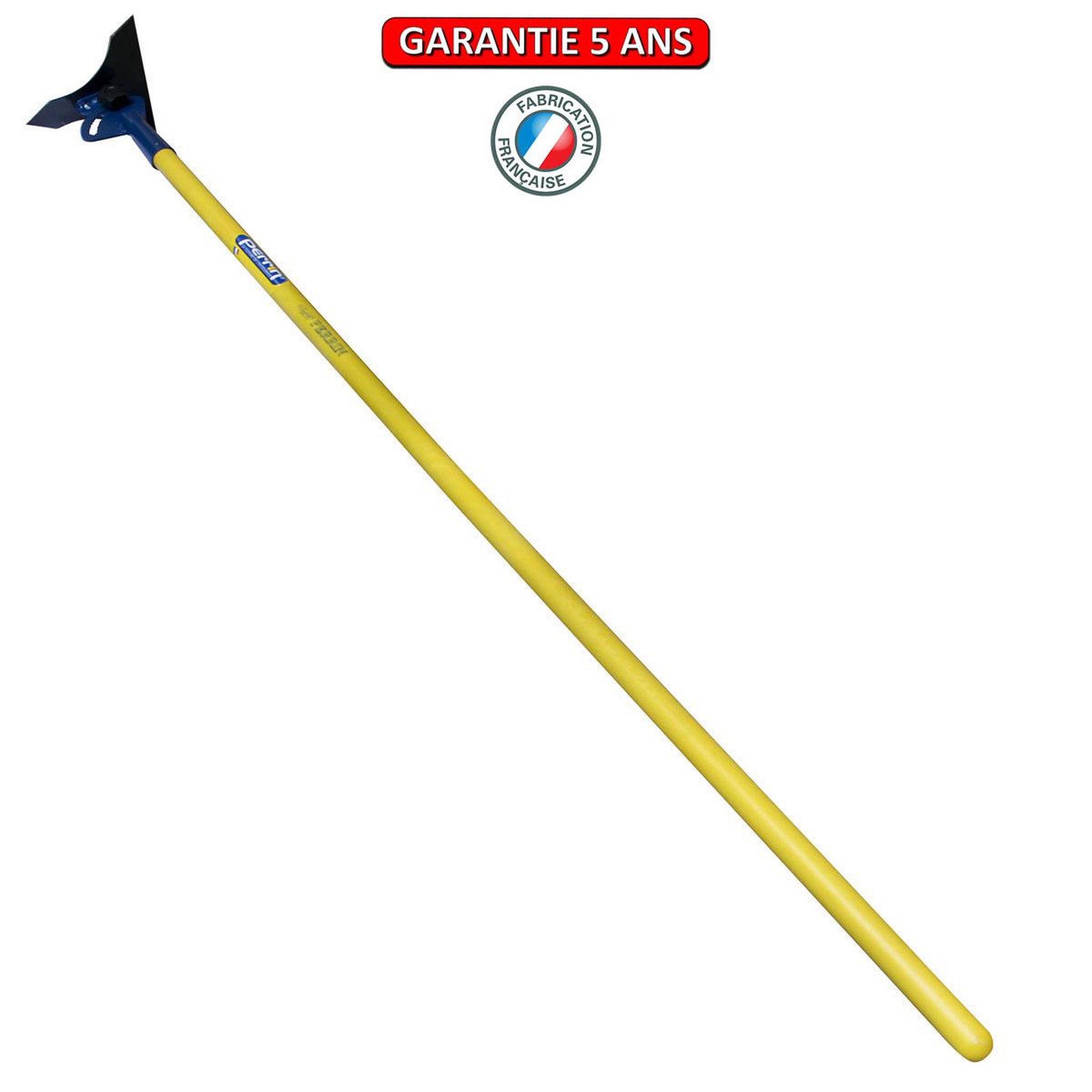 OUTILS PERRIN Bineuse 2 lames - manche composite tube 150 cm - outil de désherbage