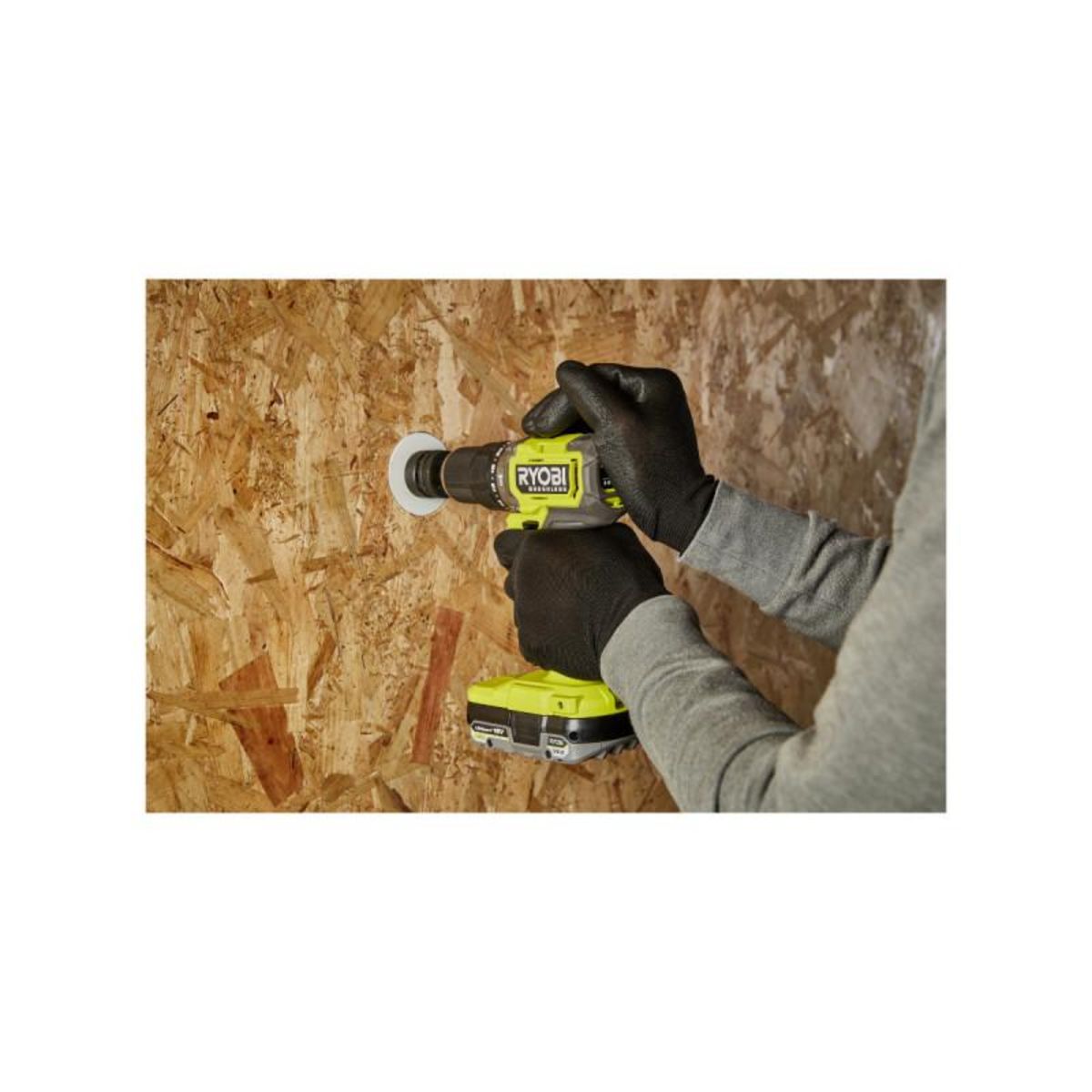 Ryobi Perceuse-visseuse à percussion RYOBI 18V One+ Brushless - Batteries 2,0 et 4,0Ah - Chargeur - Compr