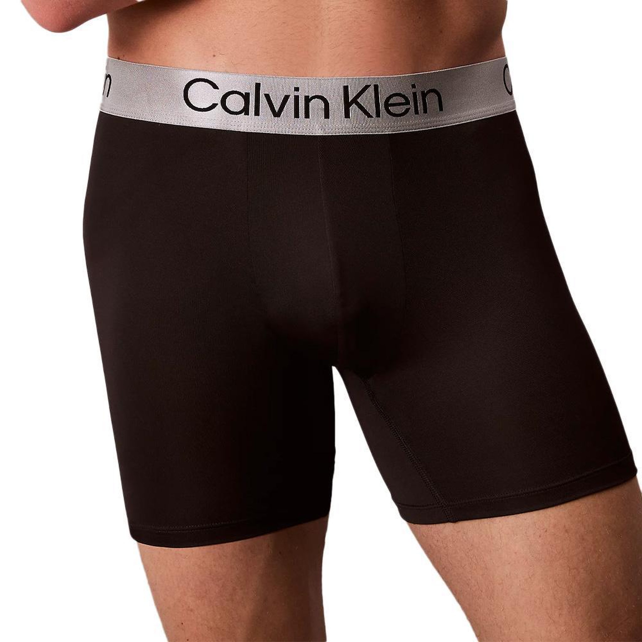 Voir la diapositive 2 : CALVIN KLEIN JEANS X3 Boxers Noir/Rouge Homme Calvin Klein Jeans Boxer Brief